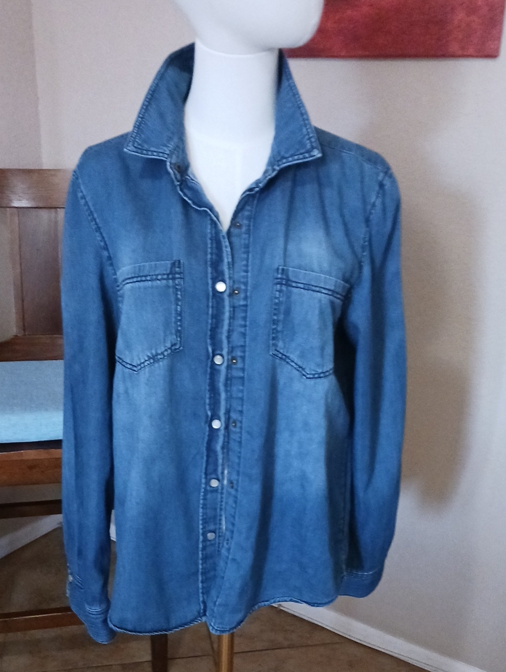 Mudd Light Blue Denim Shirt
